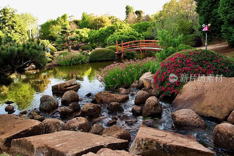 Springfed瀑布，Ryu Mon Baku，日本花园，Darling Heights，昆士兰